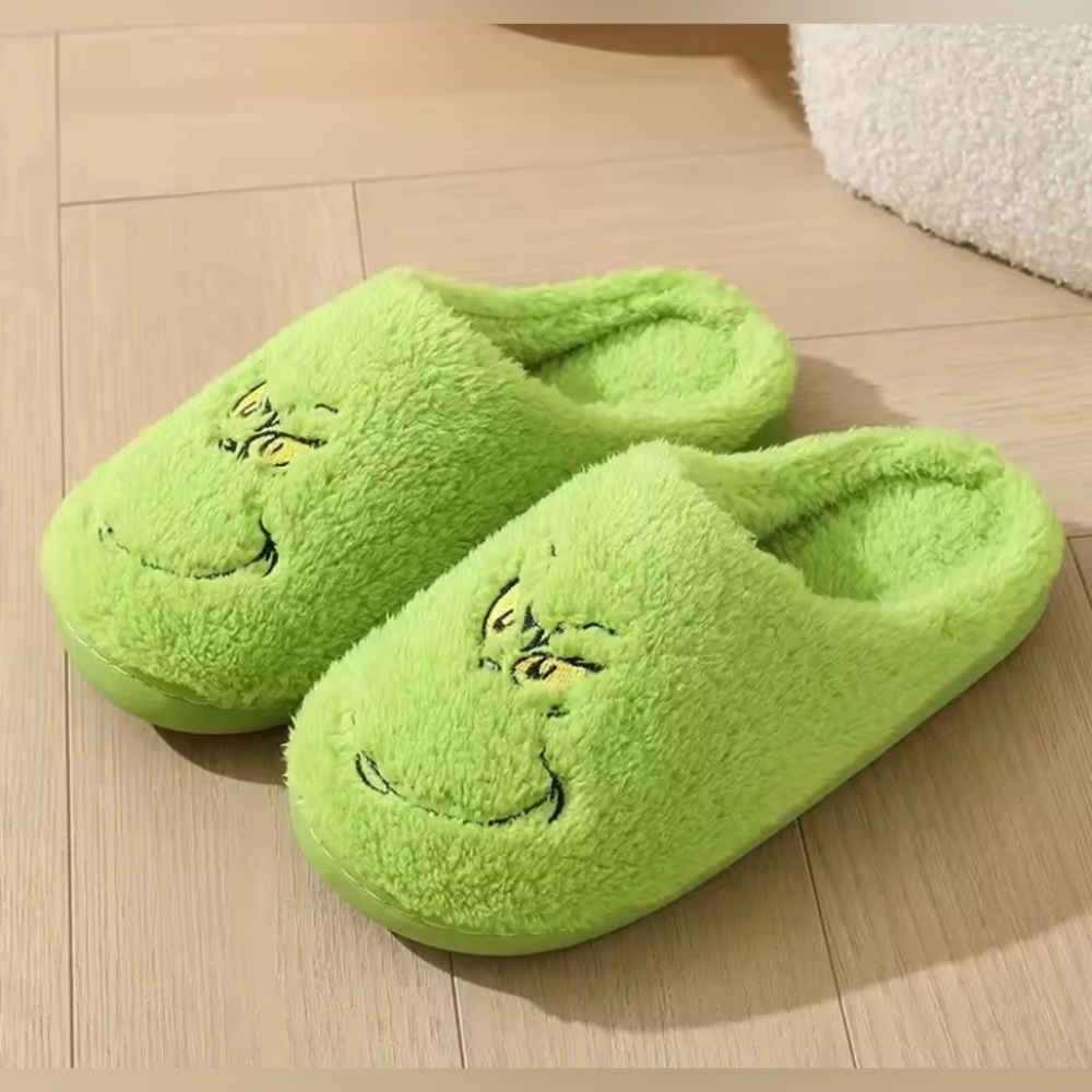 Warm Winter Cotton Slippers for Couples Men An Soft-soled New Thick-soled Shoes